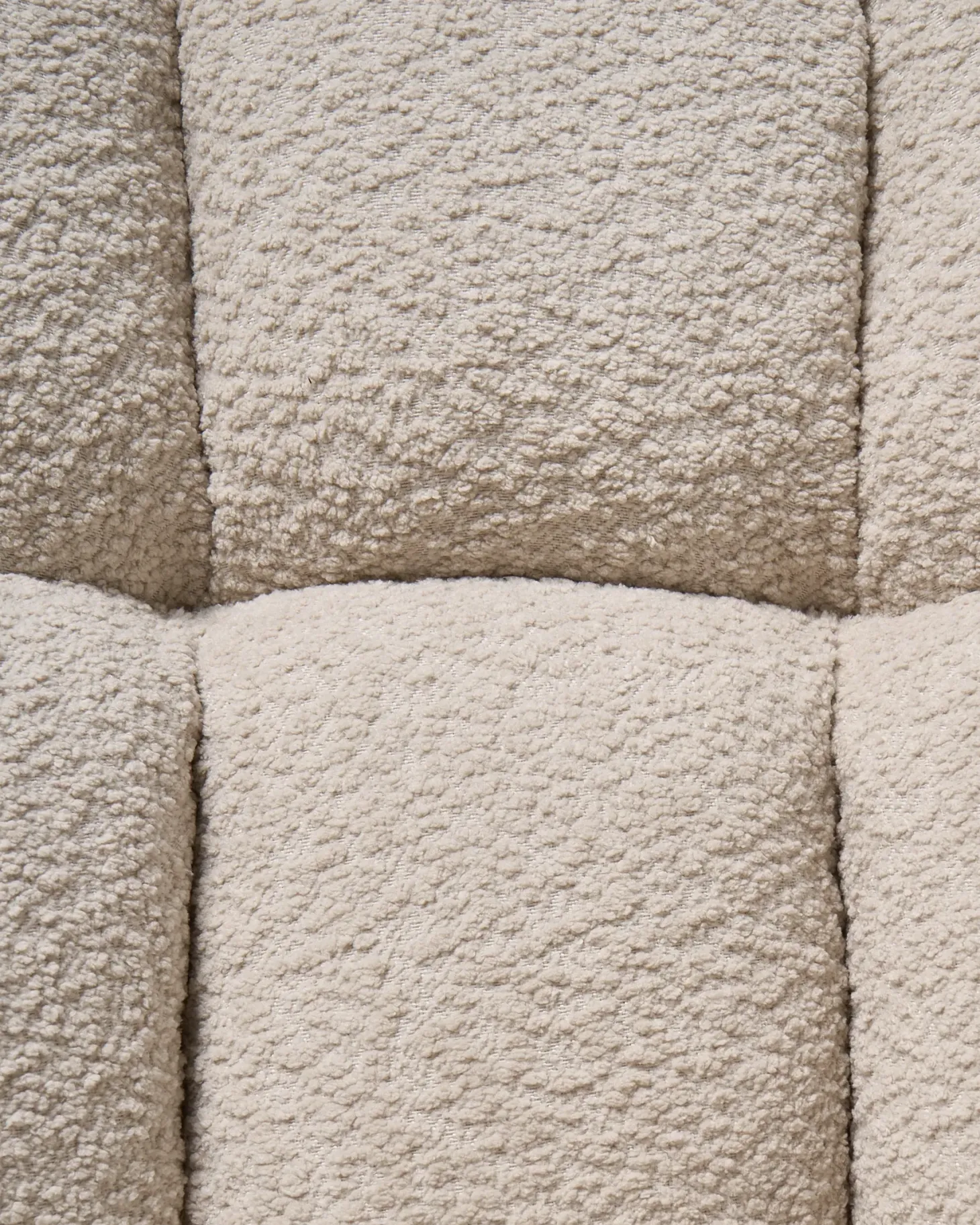 Skrivebordsstol PALMDALE Boucle Lys Beige