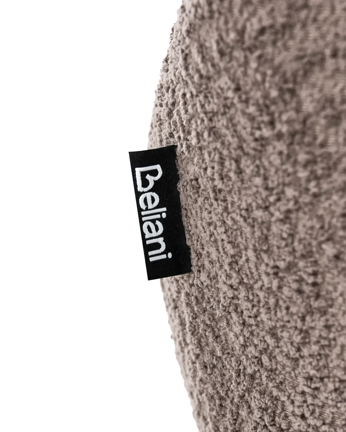 Skrivebordsstol PALMDALE Boucle Mørkebrun