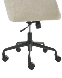 Skrivebordsstol PALMDALE Velour Lys Beige