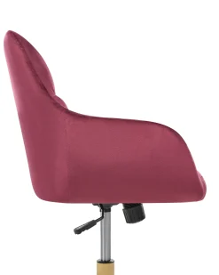 Skrivebordsstol PALMDALE Velour Bordeaux