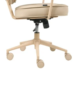 Skrivebordsstol PARAMUS Kunstlæder Beige