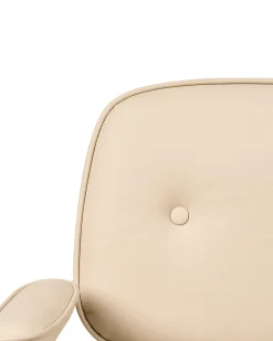 Skrivebordsstol PARAMUS Kunstlæder Beige