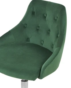Skrivebordsstol PARRISH Velour Smaragdgrøn