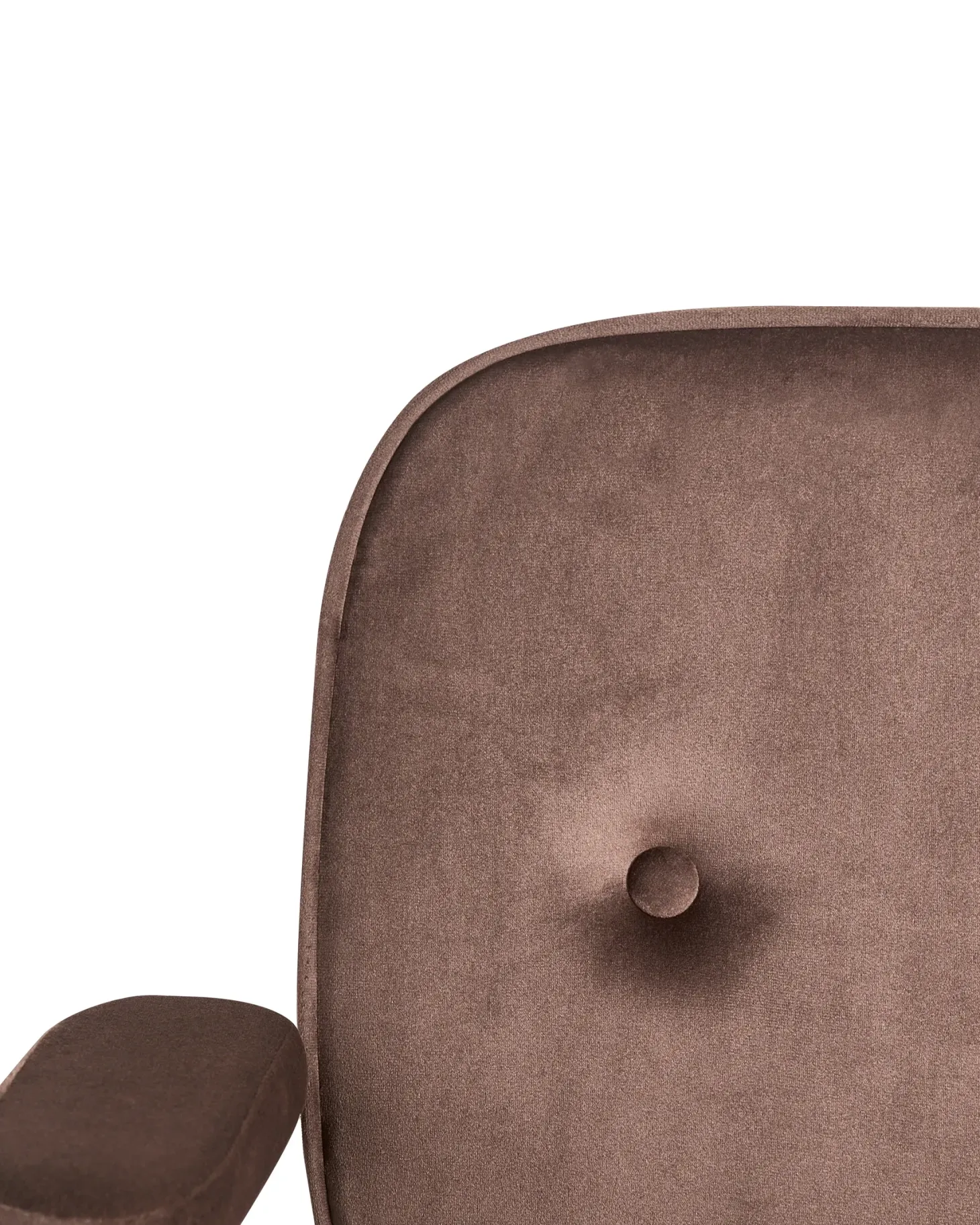 Skrivebordsstol PAWNEE Velour Brun