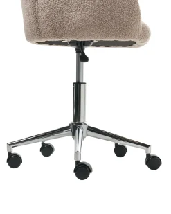 Skrivebordsstol PRIDDY Boucle Beige