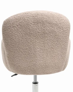 Skrivebordsstol PRIDDY Boucle Beige