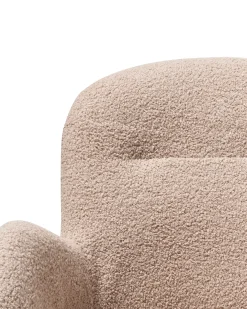 Skrivebordsstol PRIDDY Boucle Beige