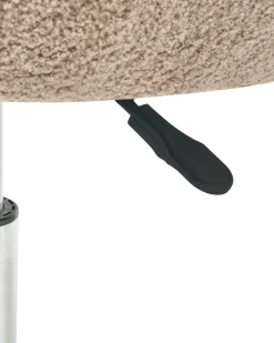 Skrivebordsstol PRIDDY Boucle Beige