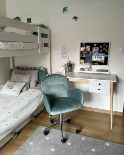 Skrivebordsstol PRIDDY Velour Mintgrøn
