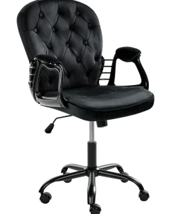 Skrivebordsstol PRINCESS Velour Sort