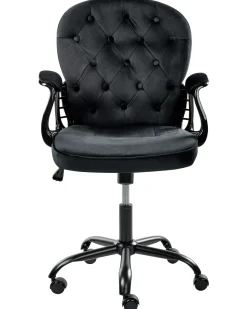 Skrivebordsstol PRINCESS Velour Sort