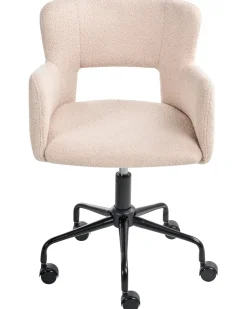 Skrivebordsstol SANILAC II Boucle Beige