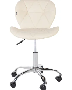 Skrivebordsstol VALETTA Kunstlæder Beige