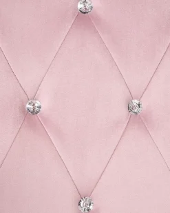 Skrivebordsstol VELISSE Velour Pastellrosa