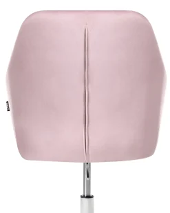 Skrivebordsstol VELORIA Velour Pastellrosa