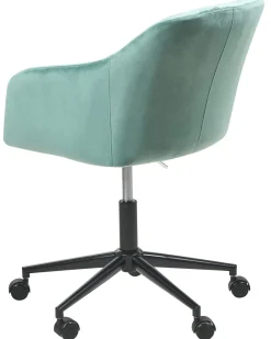 Skrivebordsstol VENICE Velour Mintgrøn