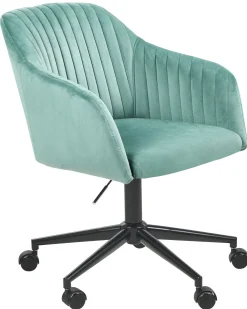 Skrivebordsstol VENICE Velour Mintgrøn