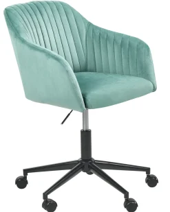 Skrivebordsstol VENICE Velour Mintgrøn
