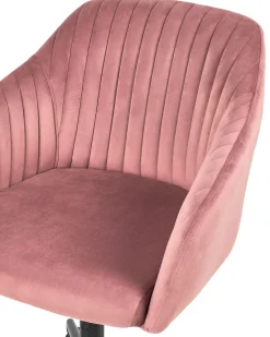 Skrivebordsstol VENICE Velour Lyserød