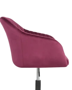 Skrivebordsstol VENICE Velour Bordeaux