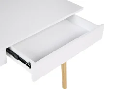 Skrivebord THESLAY Lysebrun/hvid 120 cm 60 cm