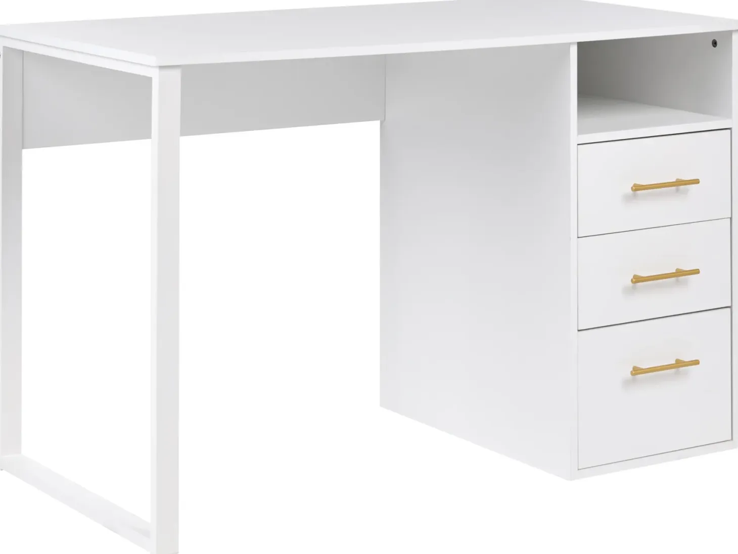 Skrivebord ZERLAY Hvid 120 cm 60 cm