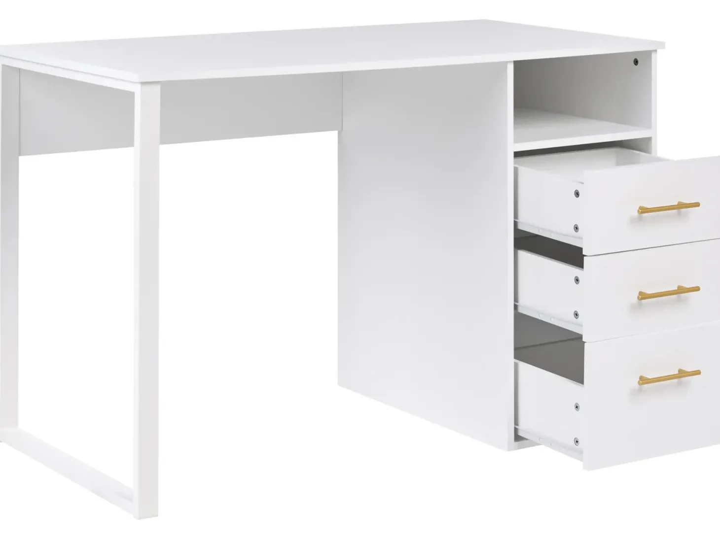 Skrivebord ZERLAY Hvid 120 cm 60 cm