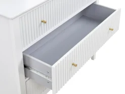 3 skuffers commode ASSISI Hvid