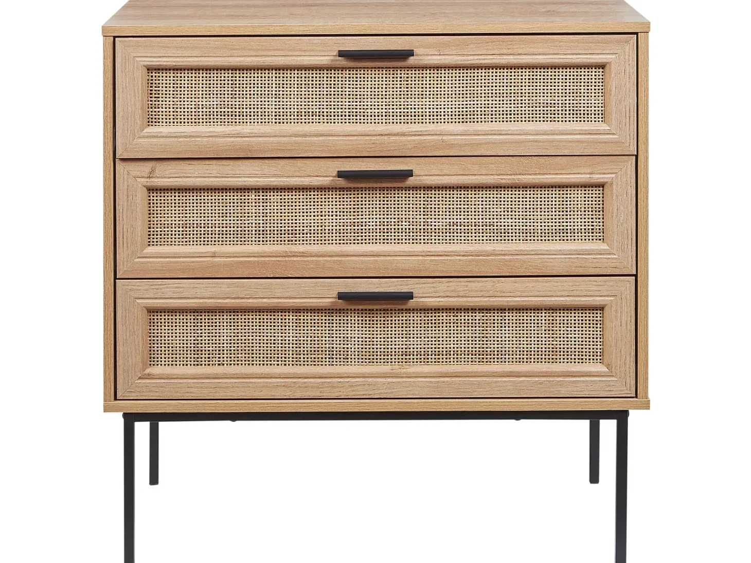 3 skuffers commode PASCO Lysebrun