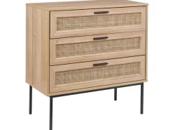 3 skuffers commode PASCO Lysebrun
