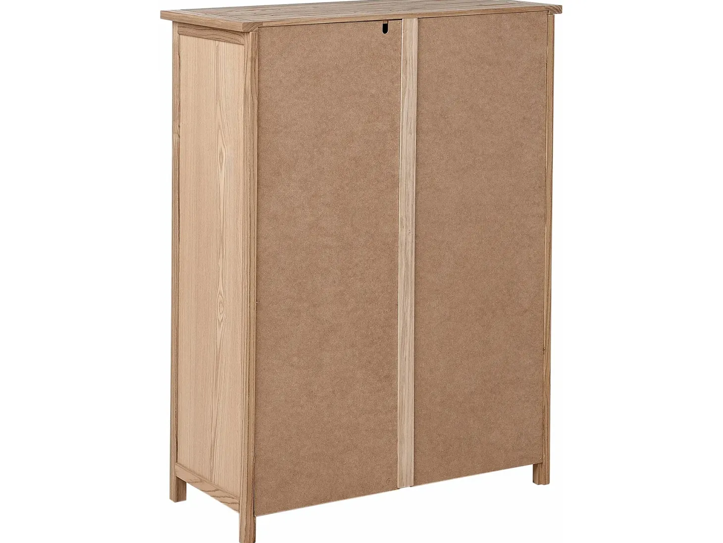 5 skuffers commode SALTON Sassafras træ Brun