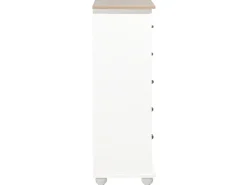 5 skuffers commode SHARON Hvid