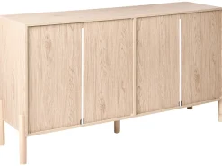 6 skuffers kommode COLLINS Lysebrun