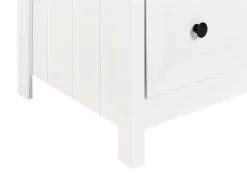 6 skuffers kommode HAZELVALE Hvid