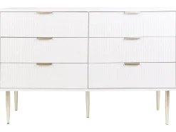 6 skuffers kommode SOHO Hvid