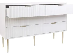 6 skuffers kommode SOHO Hvid