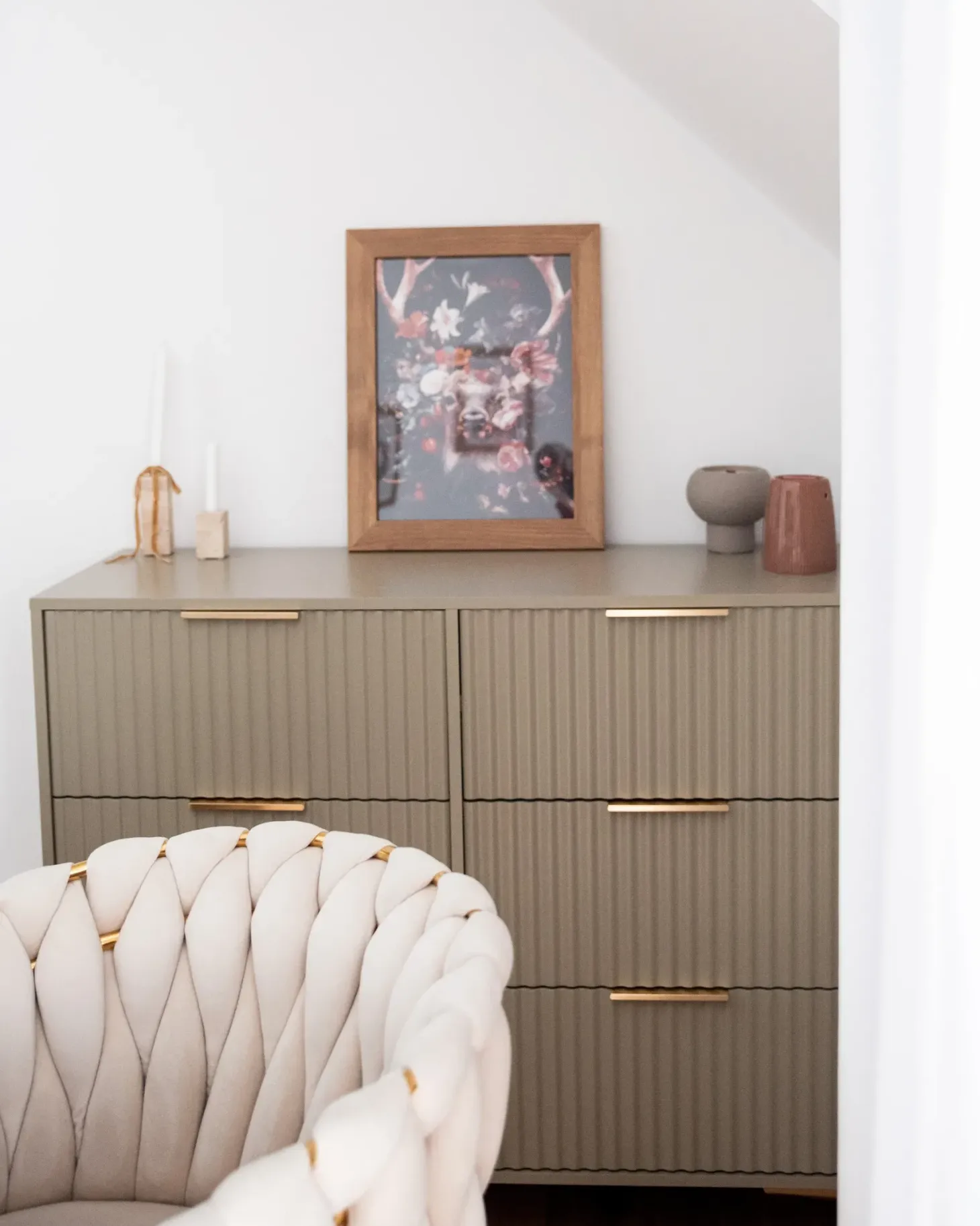 6 skuffers kommode WALCOTT Beige