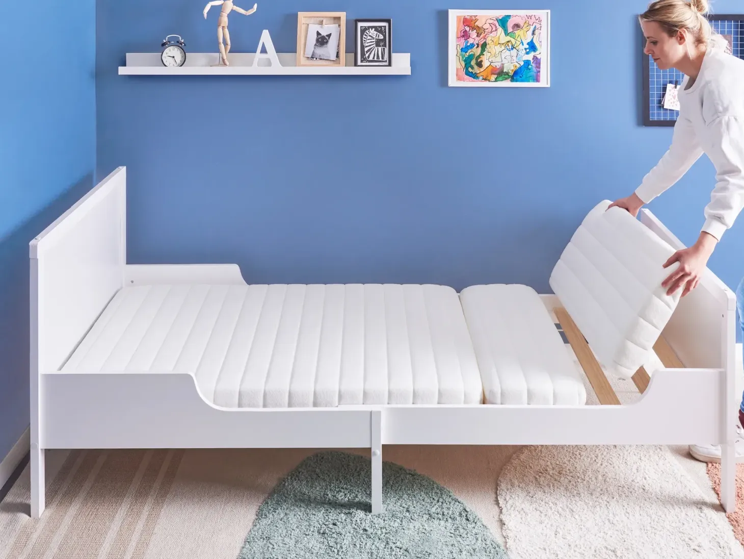 Skummadras til en udtræksseng CLEVER H2/3 Medium 90 x 130/160/200 cm