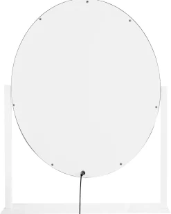 Sminkebord med spejl LED ROSTRENEN Hvid