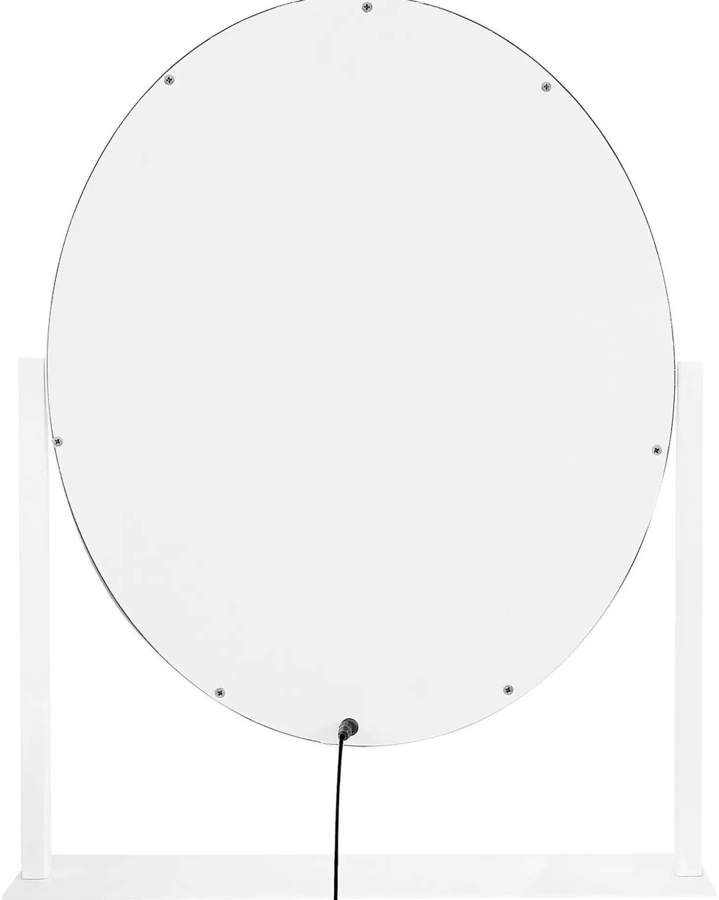 Sminkebord med spejl LED ROSTRENEN Hvid