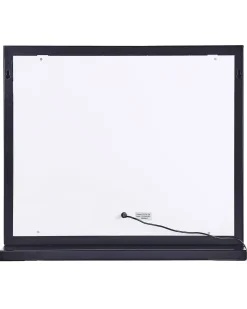 Sminkebord med spejl LED BEAUVOIR Sort