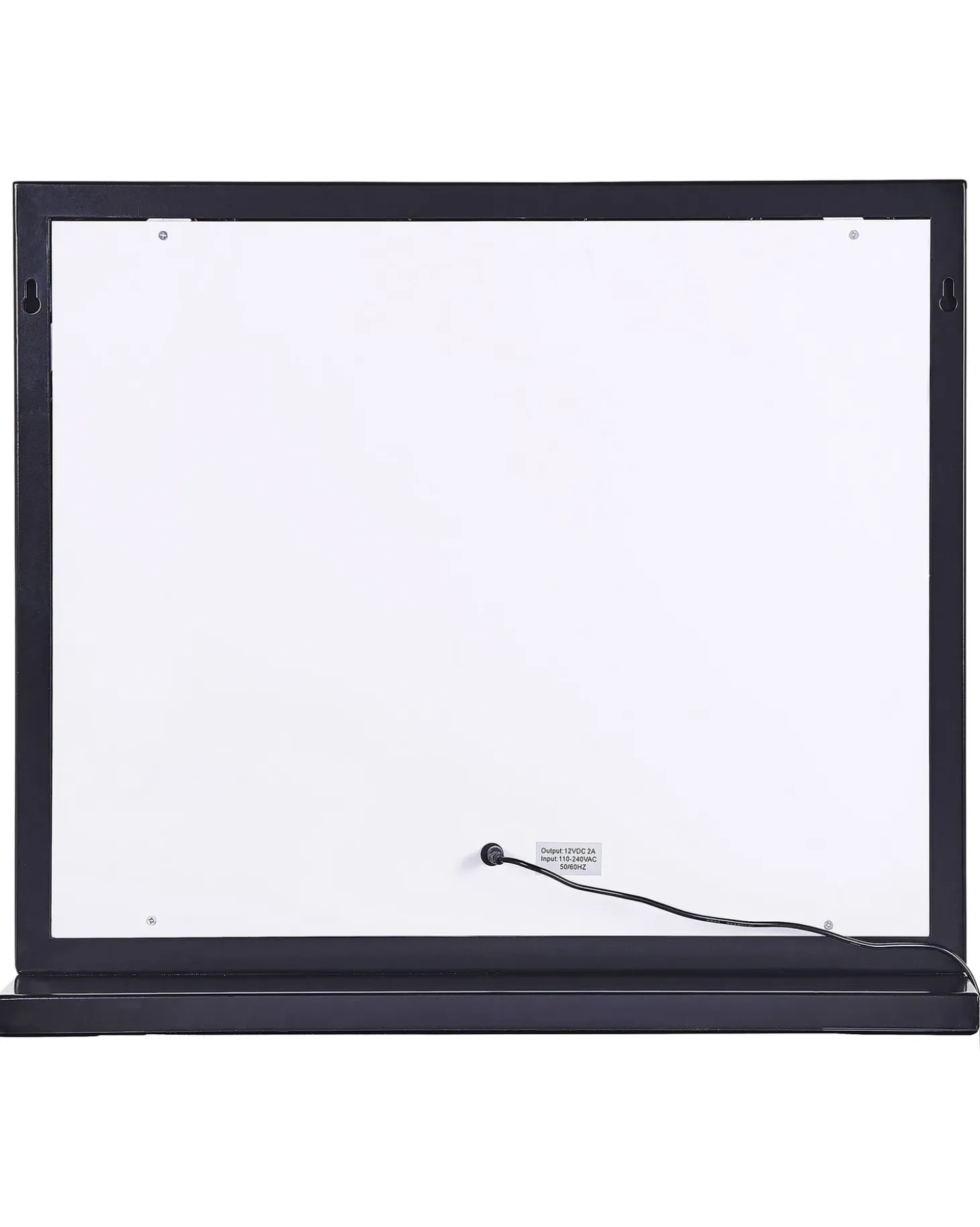 Sminkebord med spejl LED BEAUVOIR Sort