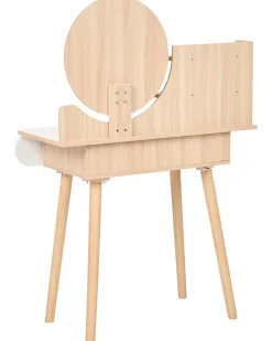 Sminkebord med spejl CHAMBLY Lysebrun