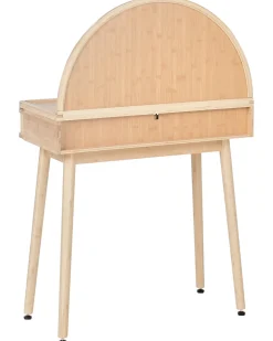 Sminkebord med spejl RANCHERIA Lysebrun