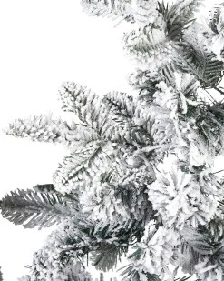 Sneklædt juleguirlande LED SUNDO 270 cm Hvid