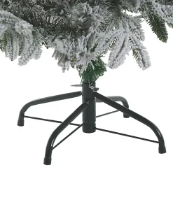 Sneklædt juletræ FORAKER 120 cm Hvid