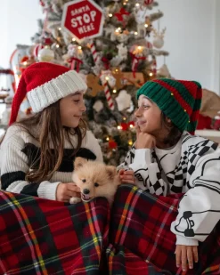 Sneklædt juletræ LED TATLOW 210 cm Grøn