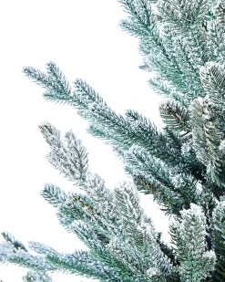 Sneklædt juletræ RINGROSE 90 cm Grøn