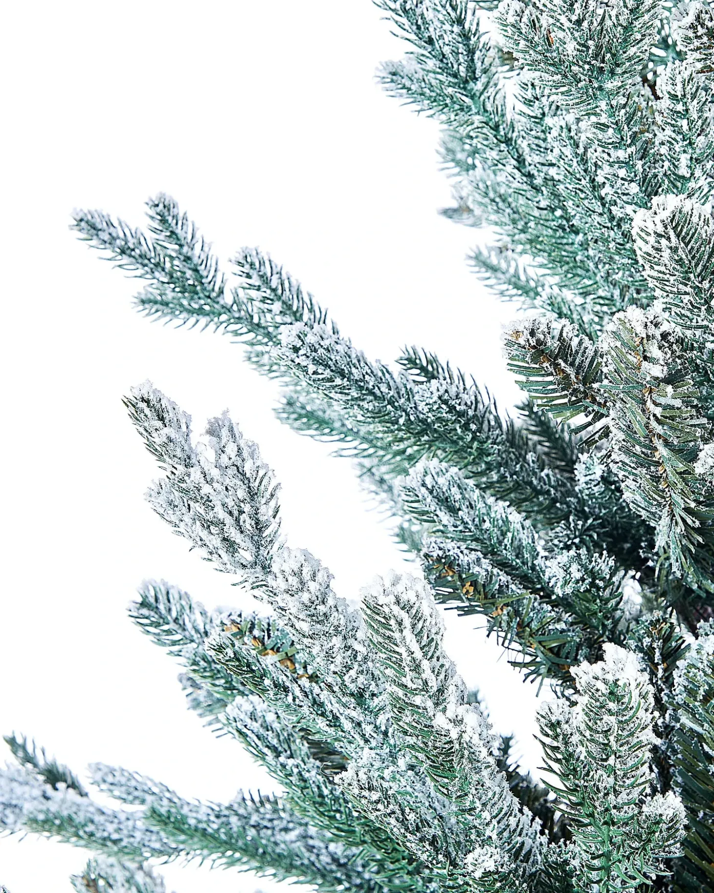 Sneklædt juletræ RINGROSE 90 cm Grøn