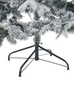 Sneklædt juletræ TOMICHI 210 cm Hvid
